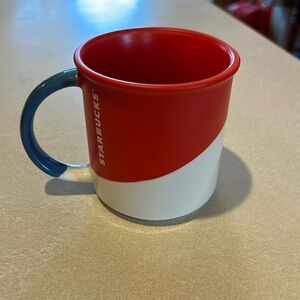 Starbucks Red Angle Dipped Mug (12 oz) Holiday 2017 New‎ Fast Ship